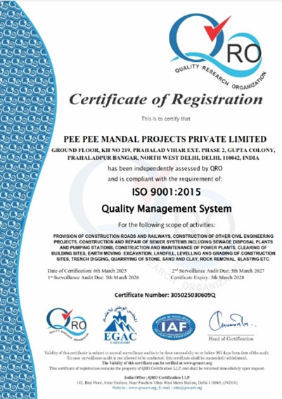 ISO 9001 Certificate